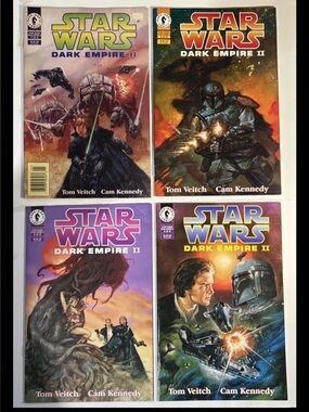 Lot of 4 : Star Wars Dark Empire II #1-4 (Dark Horse 1994) Dave Dorman Covers